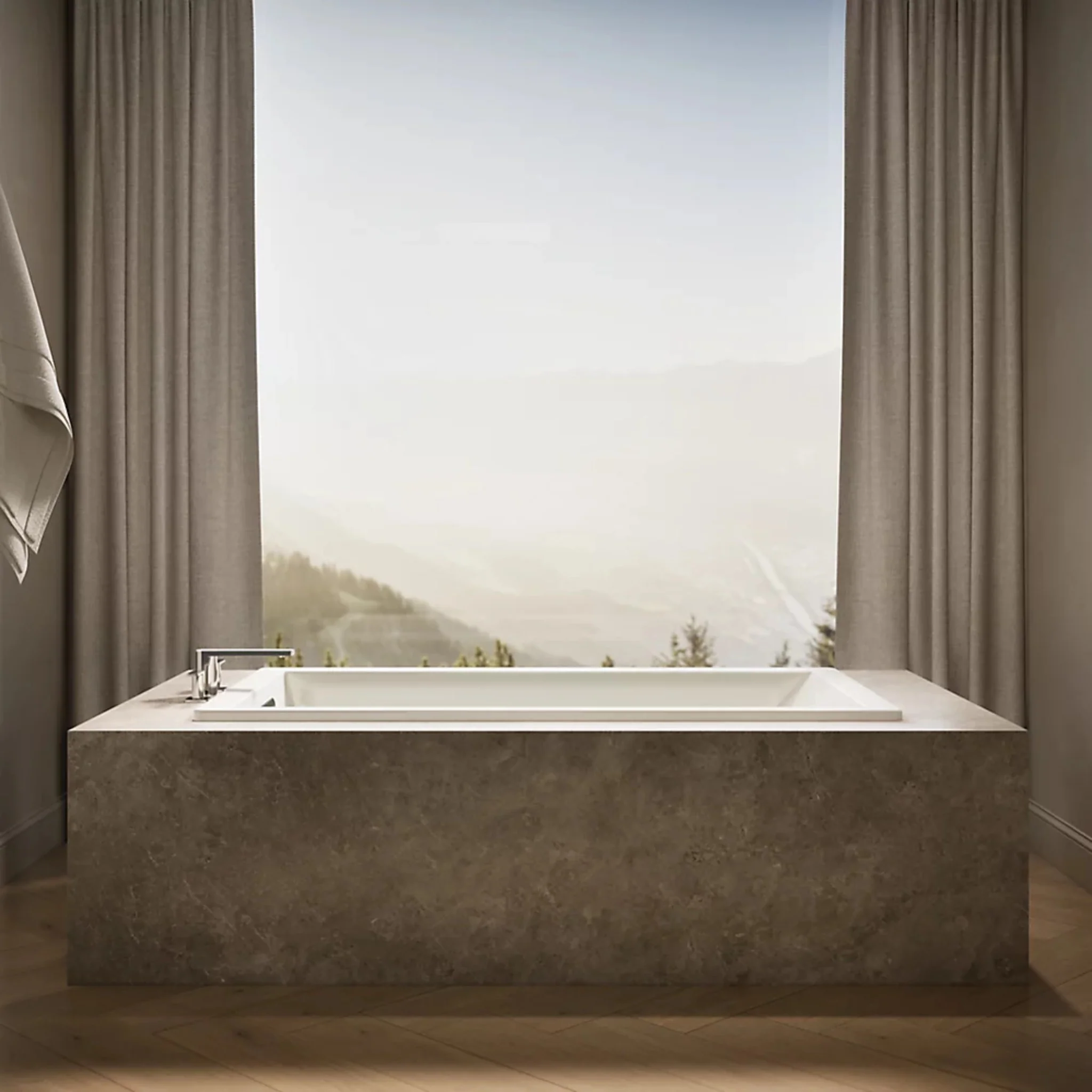 UNDERSCORE RECTANGLE 66 X 32 INCHES DROP-IN BATHTUB - Image 19