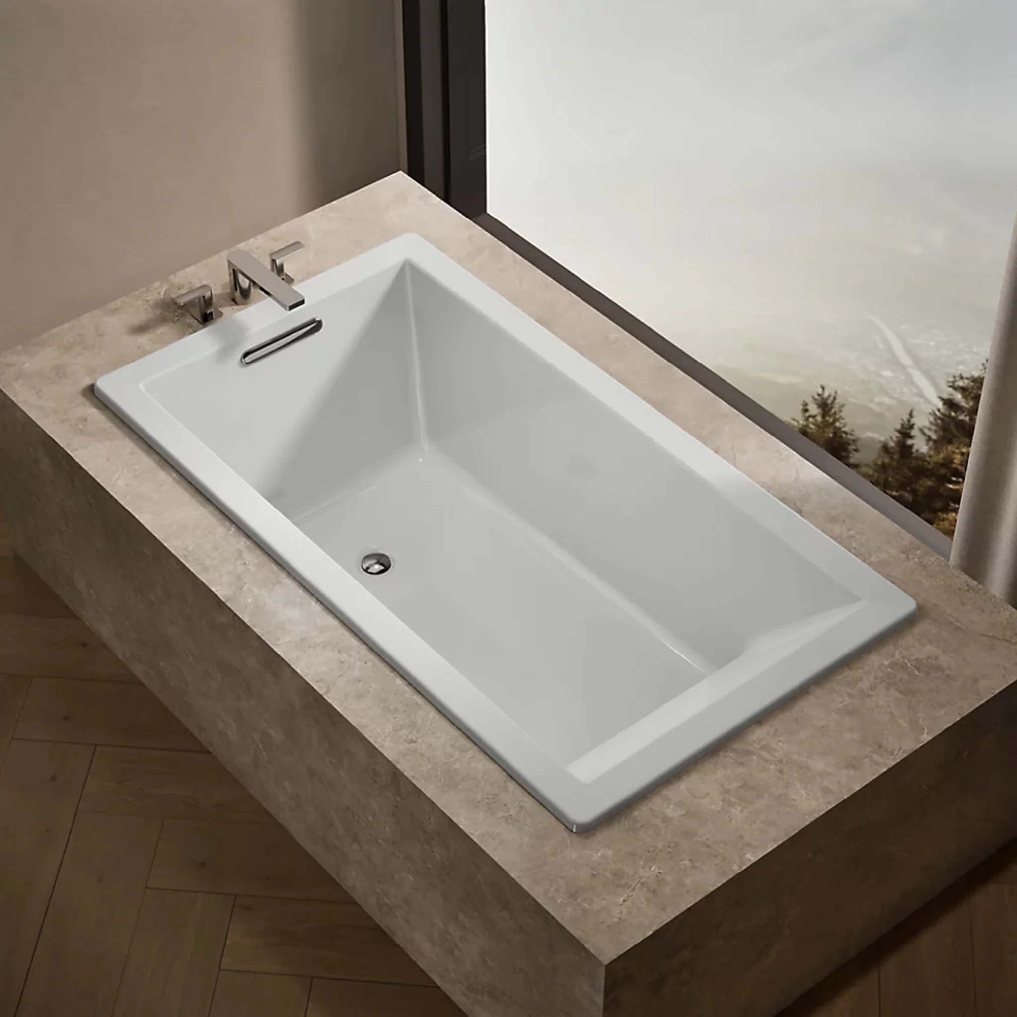 UNDERSCORE RECTANGLE 66 X 32 INCHES DROP-IN BATHTUB - Image 20