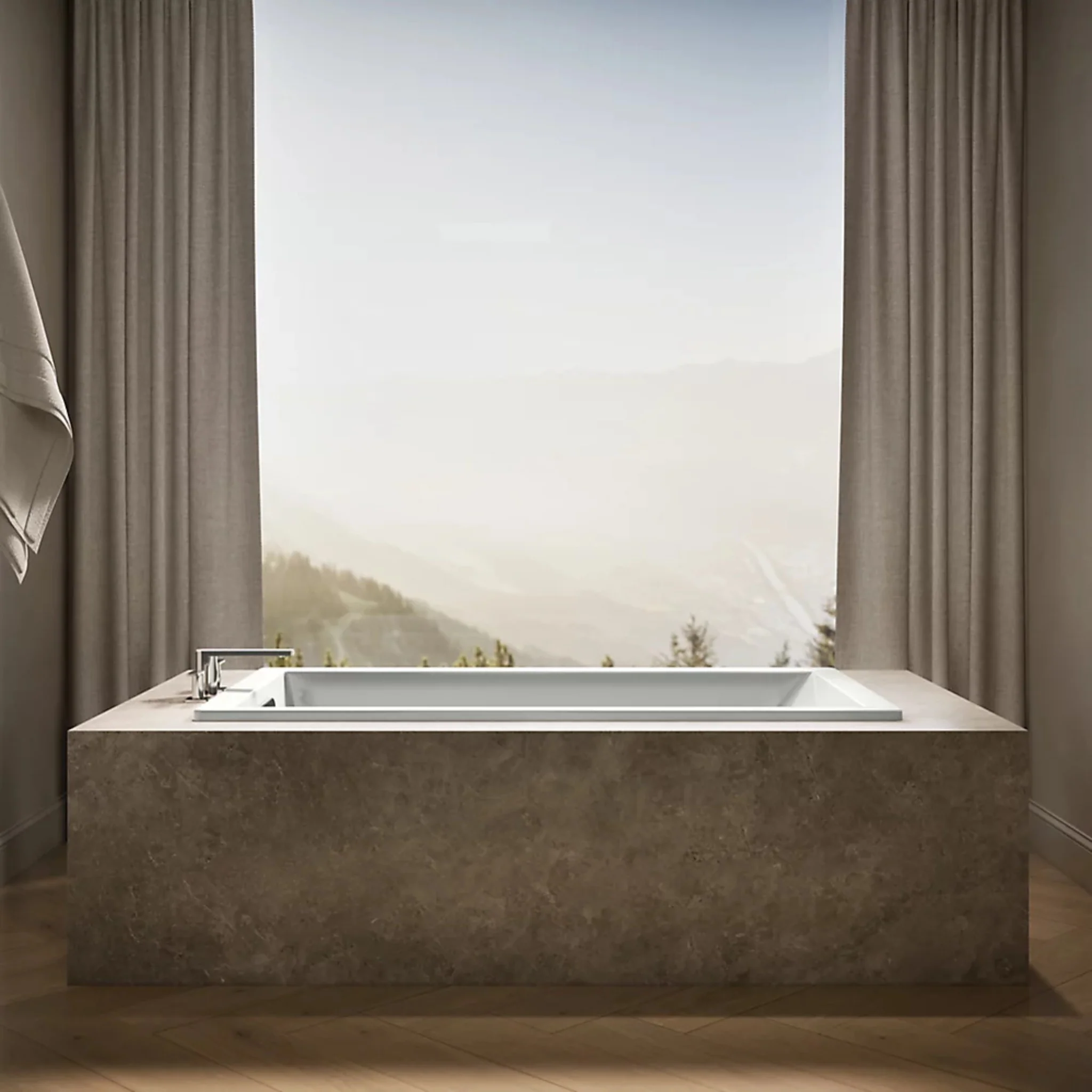 UNDERSCORE RECTANGLE 66 X 32 INCHES DROP-IN BATHTUB - Image 22