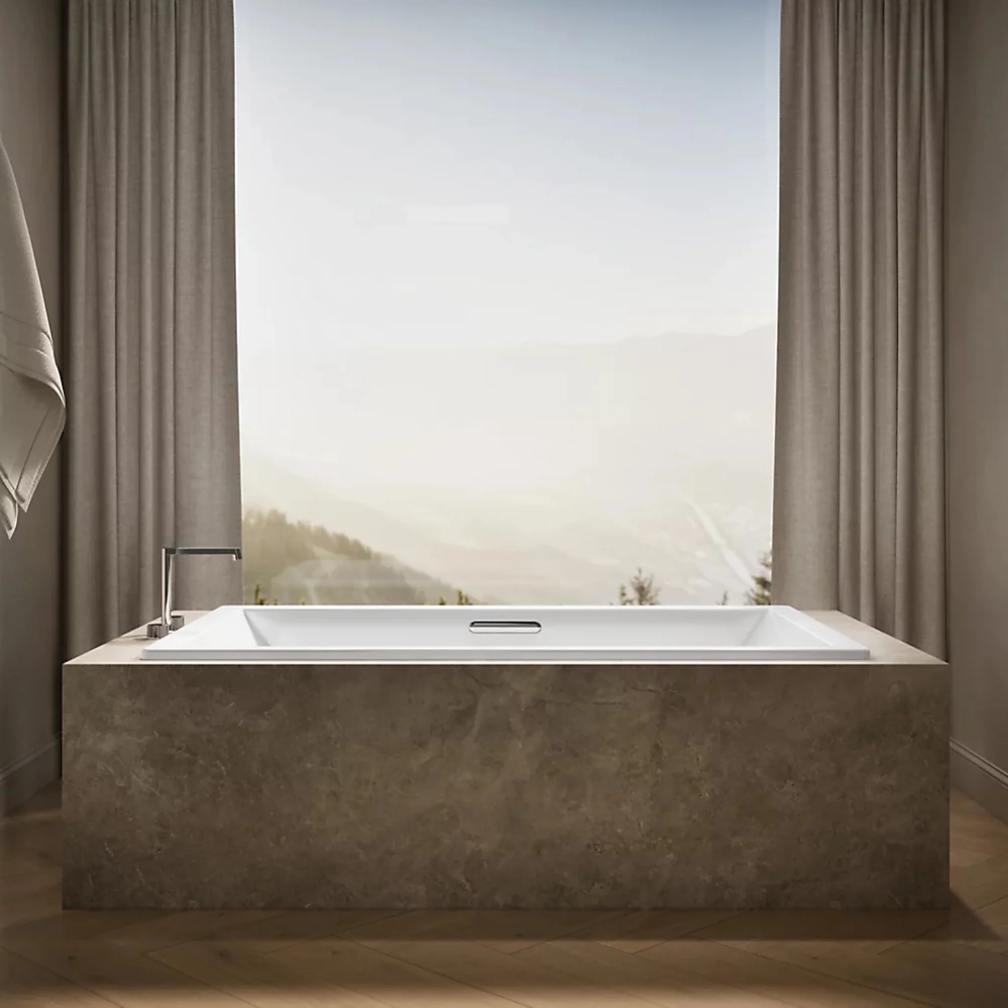 UNDERSCORE RECTANGLE 72 X 42 INCHES DROP-IN BATHTUB - Image 11