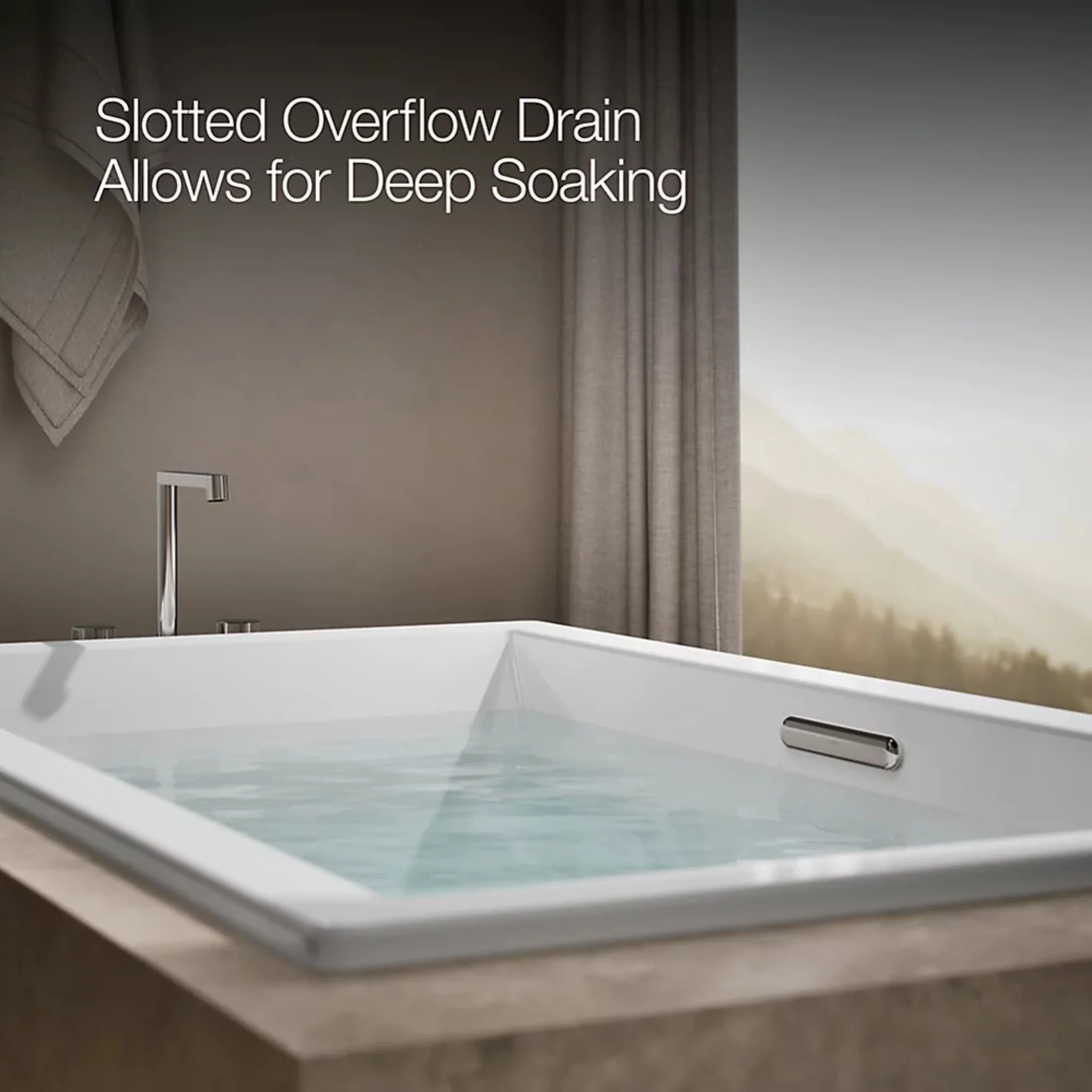 UNDERSCORE RECTANGLE 72 X 42 INCHES DROP-IN BATHTUB - Image 14