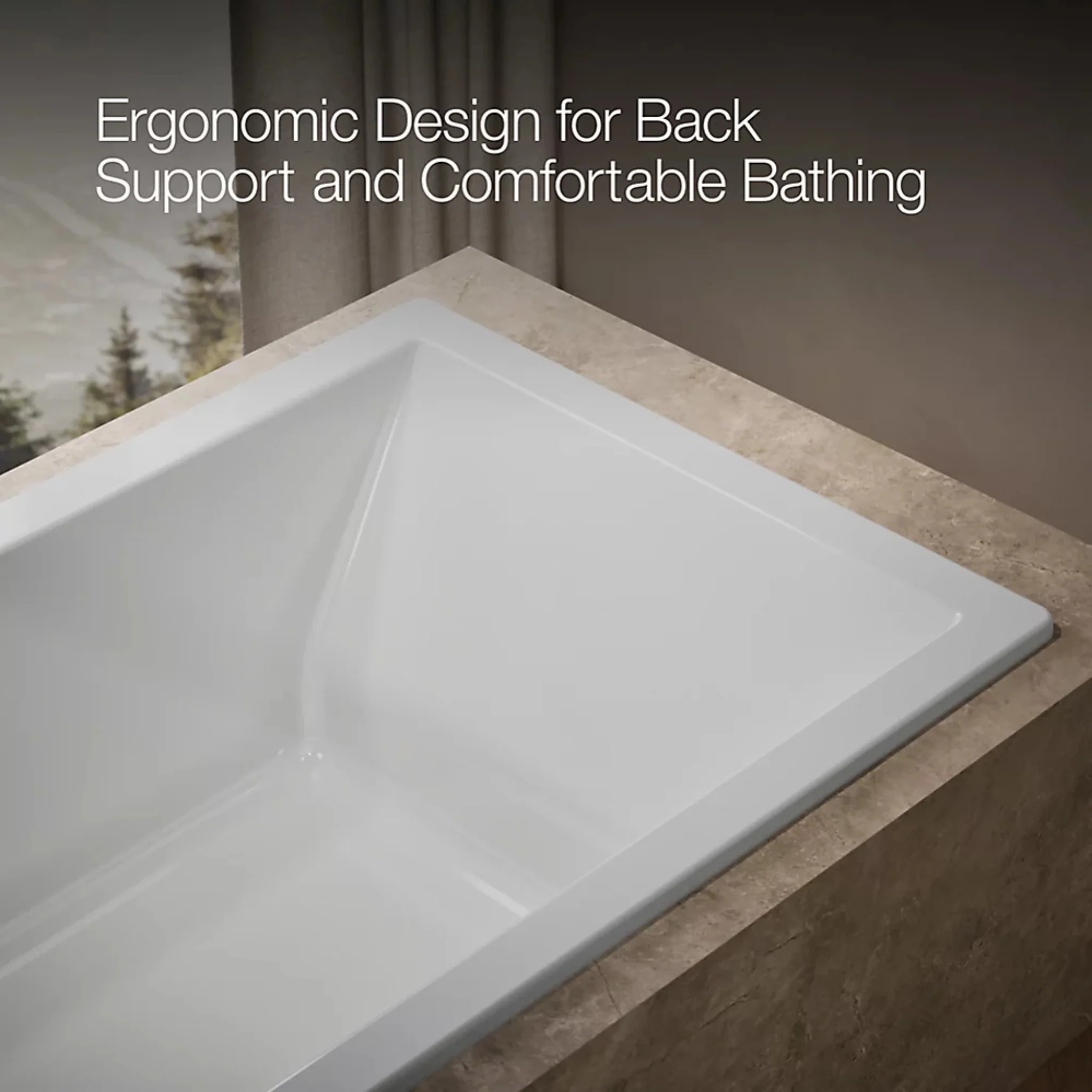 UNDERSCORE RECTANGLE 72 X 42 INCHES DROP-IN BATHTUB - Image 15