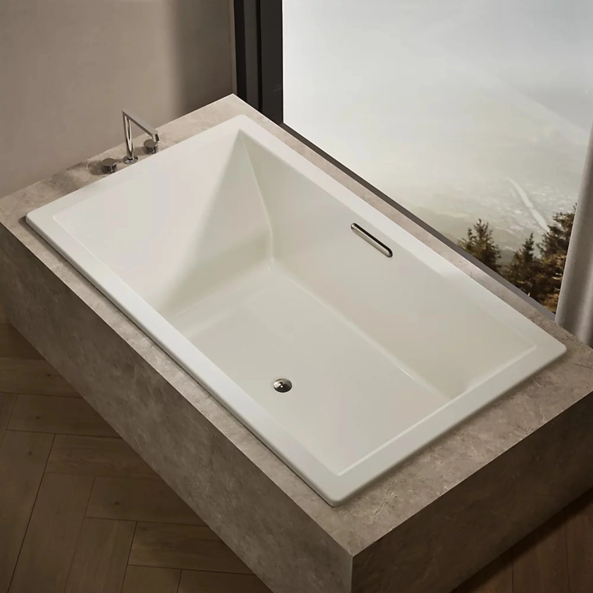 UNDERSCORE RECTANGLE 72 X 42 INCHES DROP-IN BATHTUB - Image 17