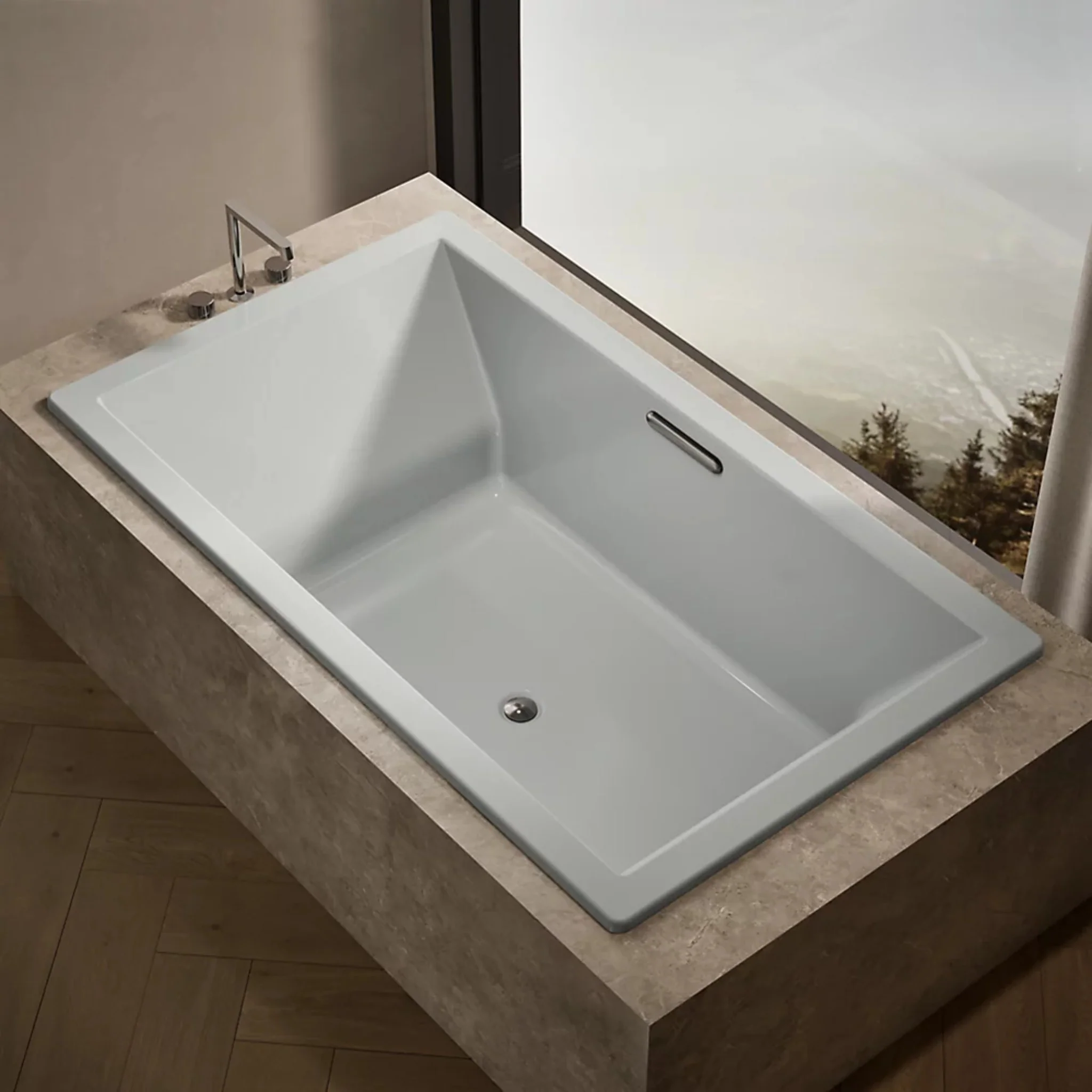 UNDERSCORE RECTANGLE 72 X 42 INCHES DROP-IN BATHTUB - Image 20