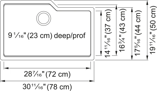 URBAN SINGLE BOWL UNDERMOUNT SINK - Image 7