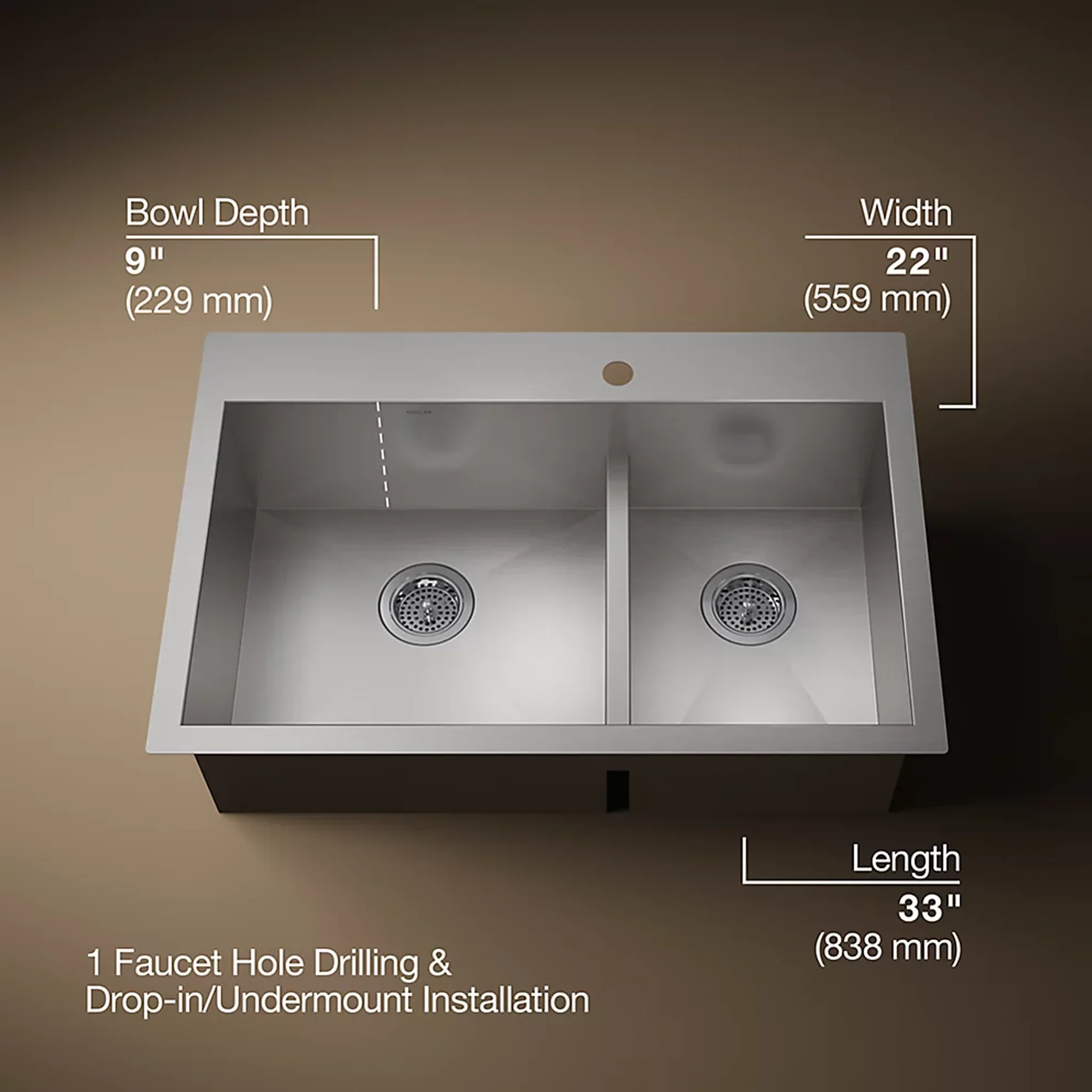 VAULT⢠SMART DIVIDE® DOUBLE-BOWL KITCHEN SINK - Image 3