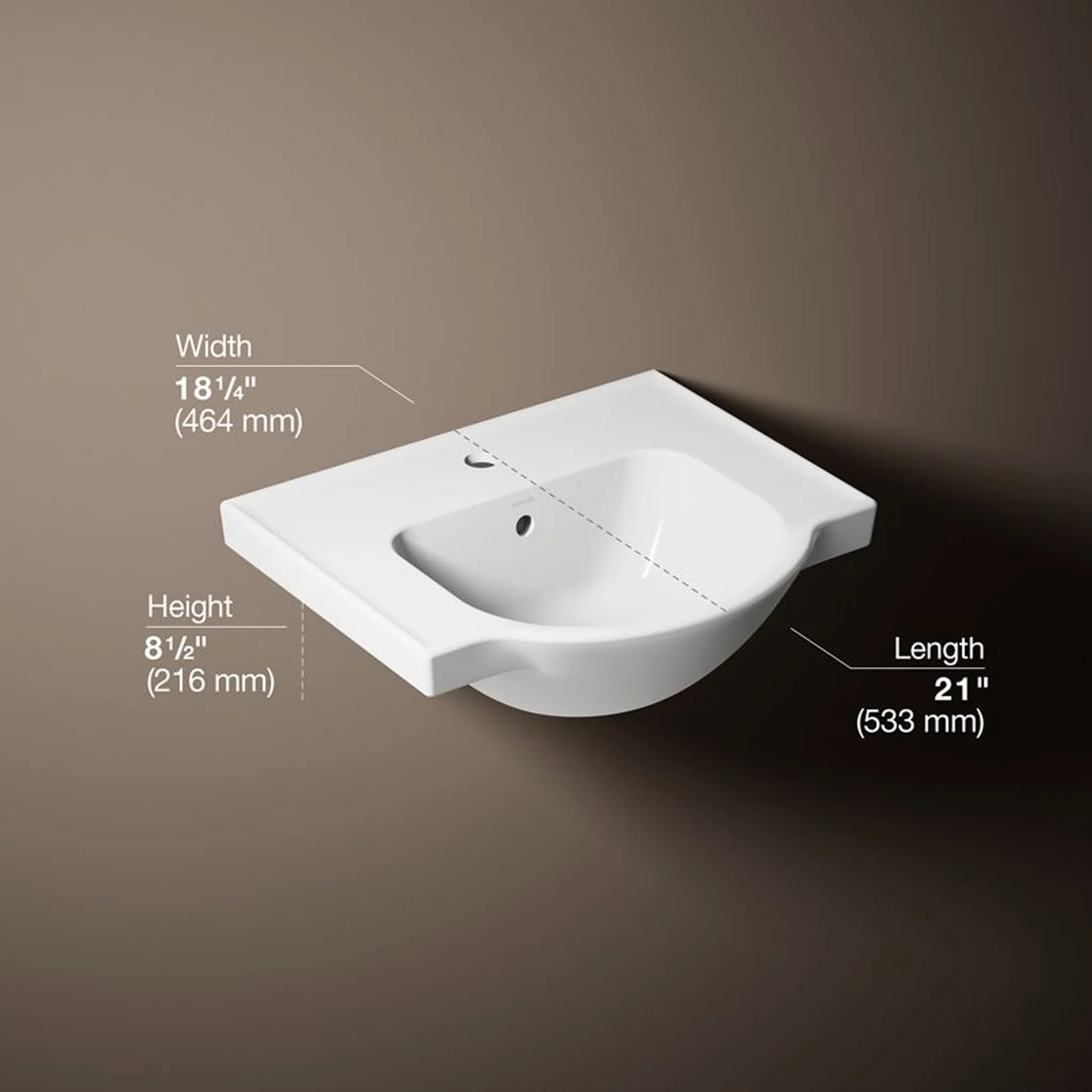 VEER® RECTANGULAR PEDESTAL BATHROOM SINK - Image 3