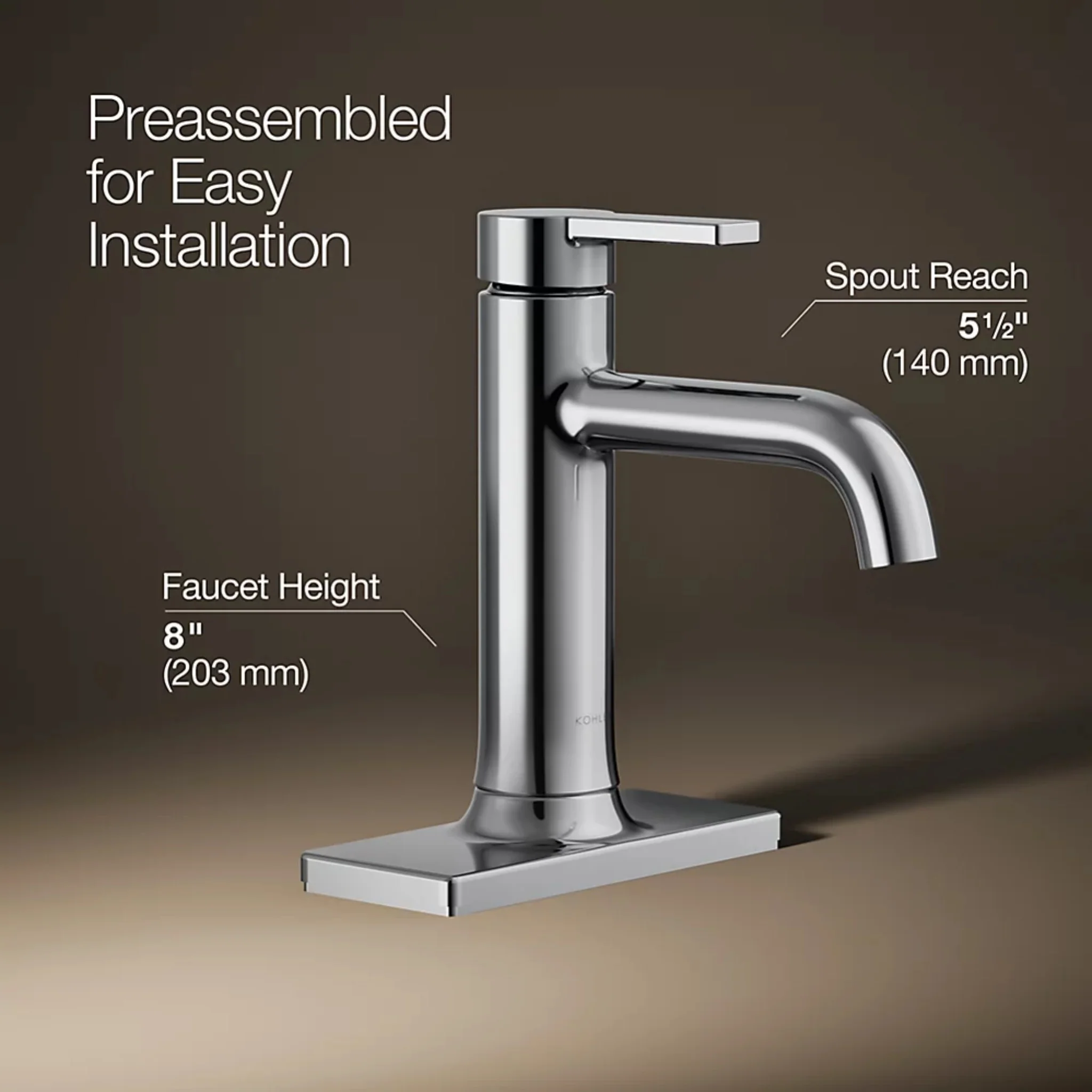 VENZA SINGLE-HANDLE BATHROOM SINK FAUCET - Image 11
