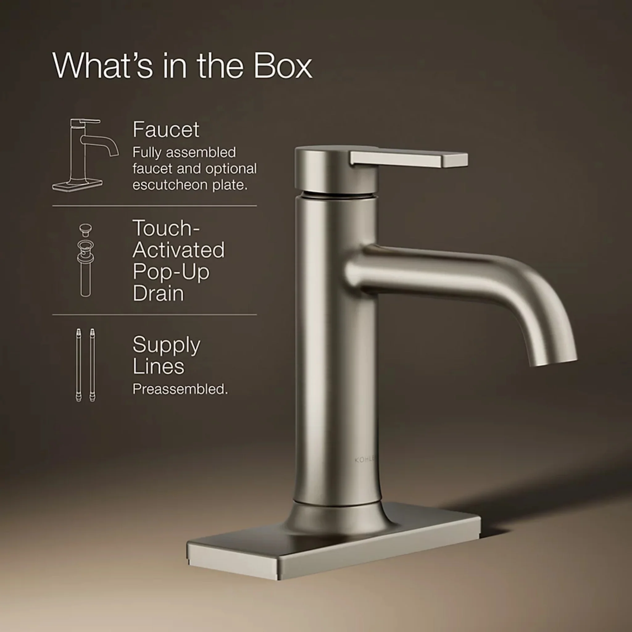 VENZA SINGLE-HANDLE BATHROOM SINK FAUCET - Image 12