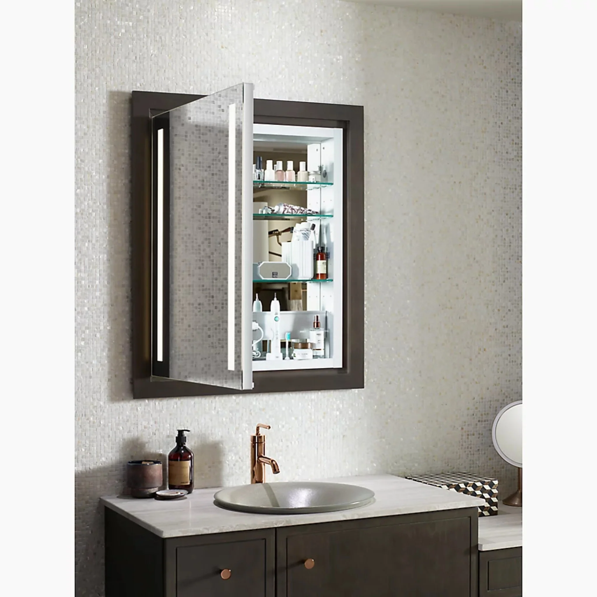 VERDERA 24 X 30 INCHES LIGHTED MEDICINE CABINET - Image 3