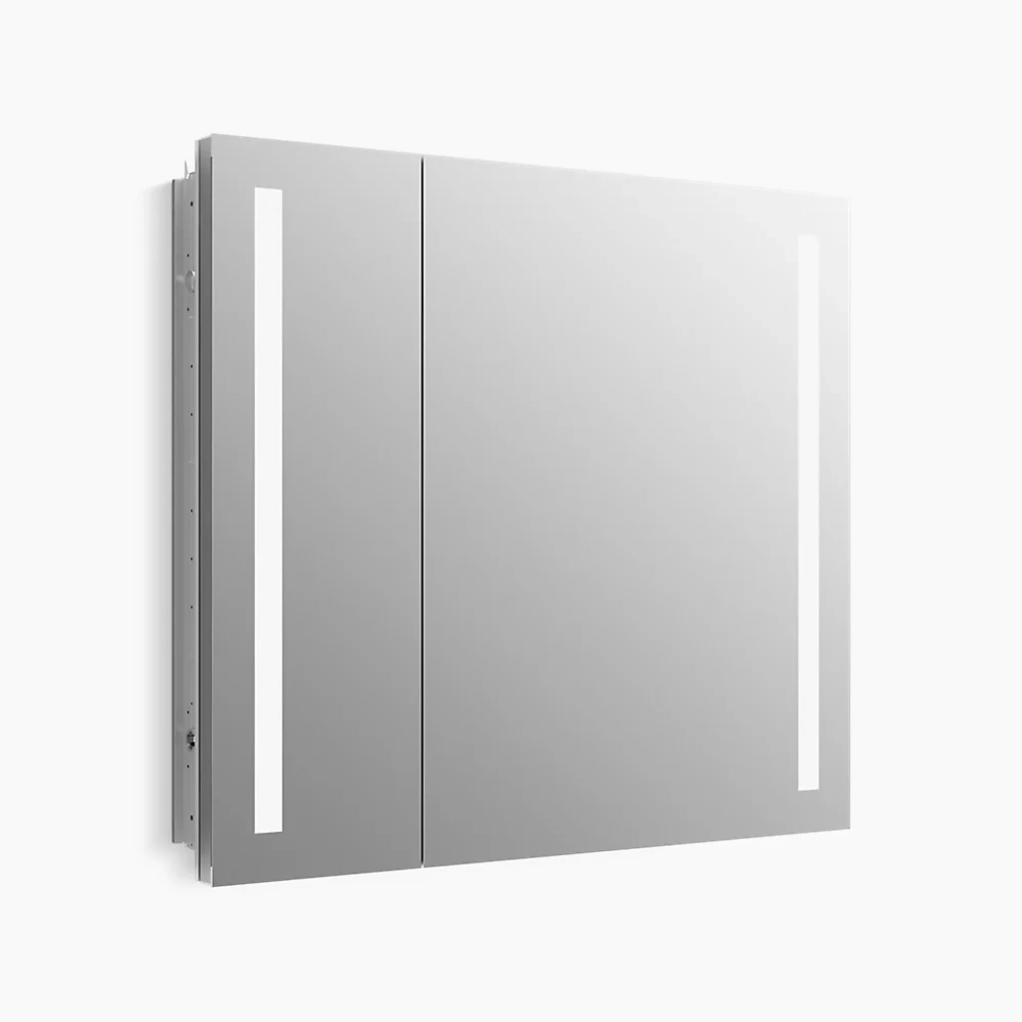 VERDERA 34 X 30 INCHES TWO-DOOR LEFT-HINGED LIGHTED MEDICINE CABINET