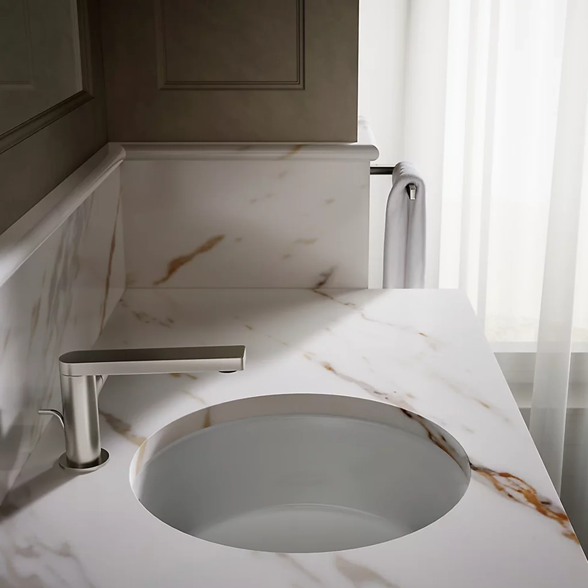 VERTICYL® ROUND UNDERMOUNT BATHROOM SINK - Image 2