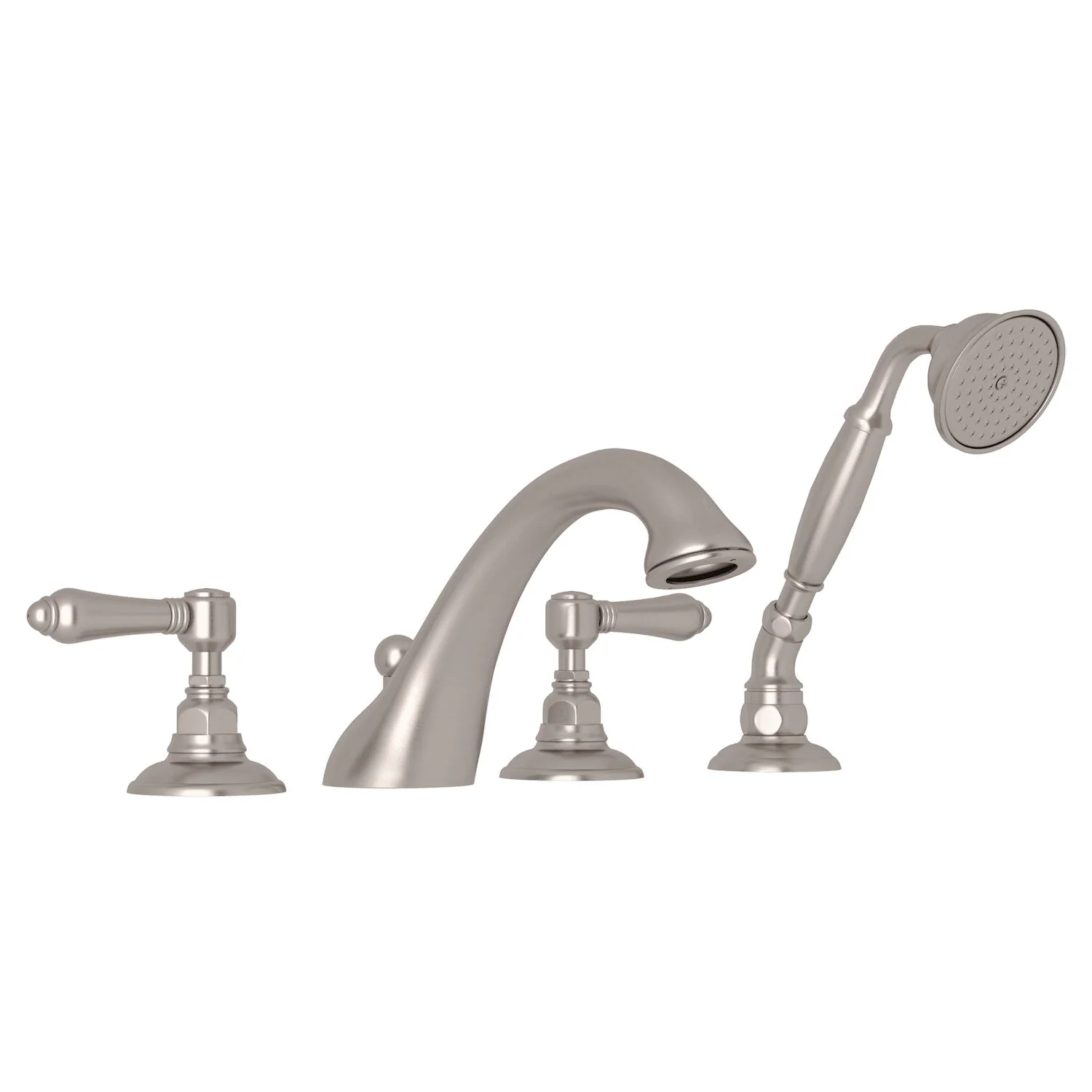 VIAGGIO® 4-HOLE DECK MOUNT TUB FILLER (LEVER HANDLE) - Image 4