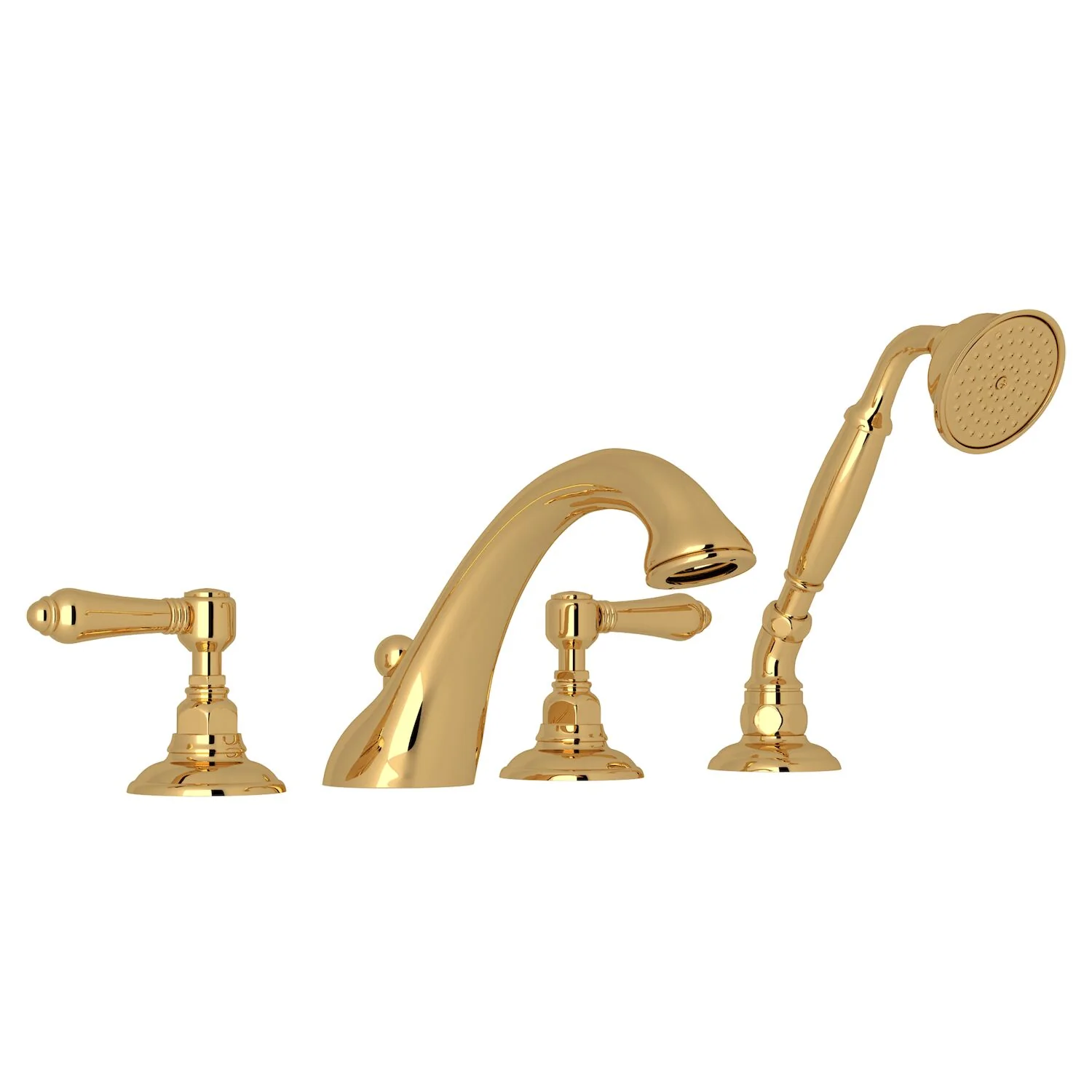 VIAGGIO® 4-HOLE DECK MOUNT TUB FILLER (LEVER HANDLE) - Image 6
