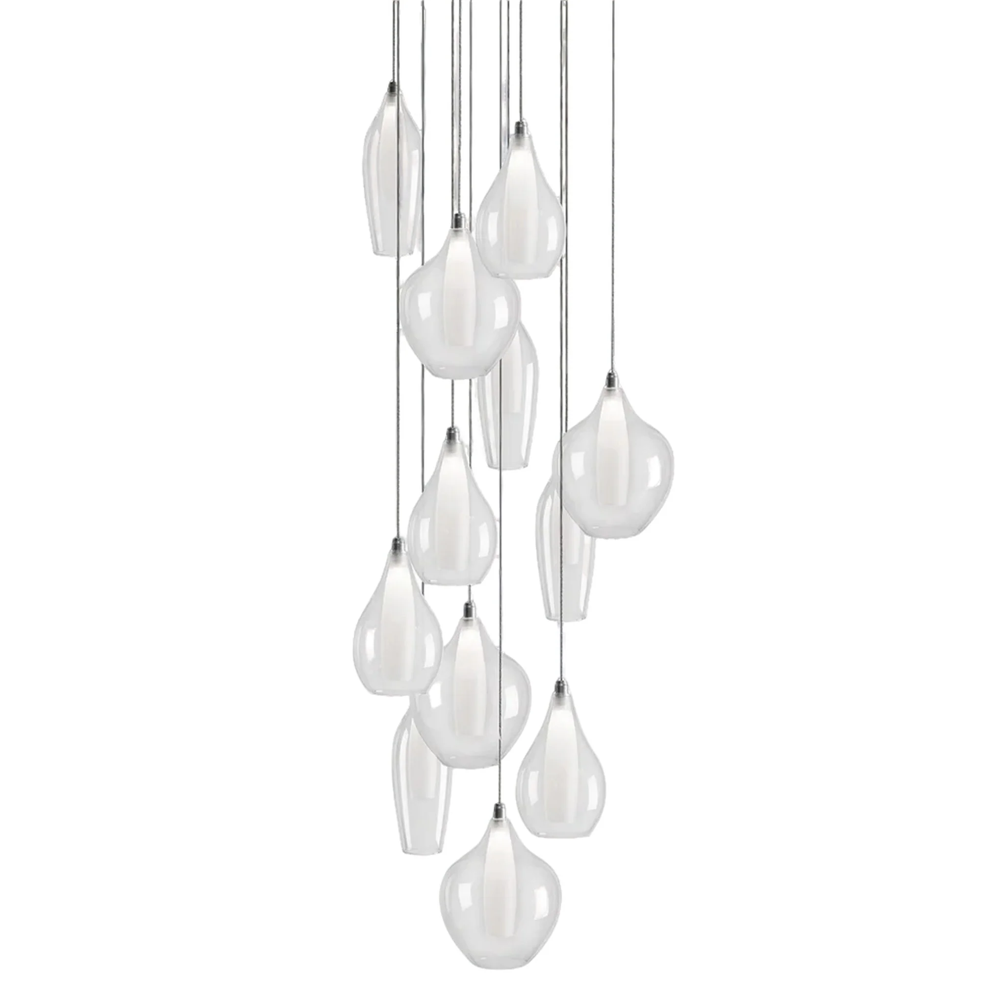 VICTORIA ROUND TWELVE LED MULTI-PENDANT