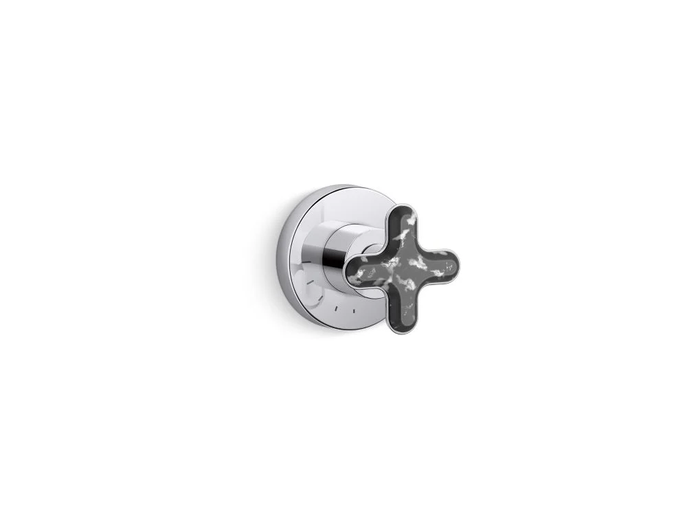 VOLUME CONTROL TRIM, ZEBRA JASPER CROSS HANDLE - Image 3