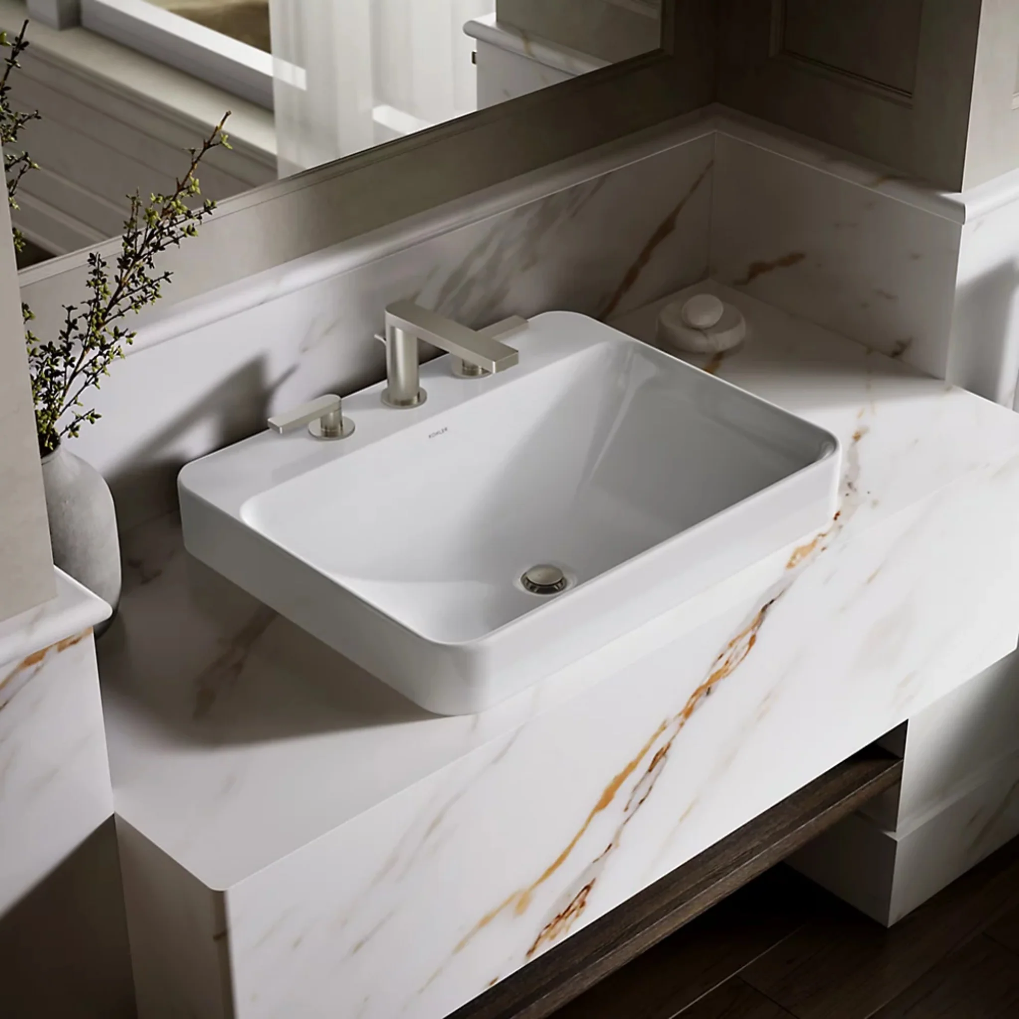 VOX 23 INCH RECTANGLE VESSEL BATHROOM SINK - Image 2