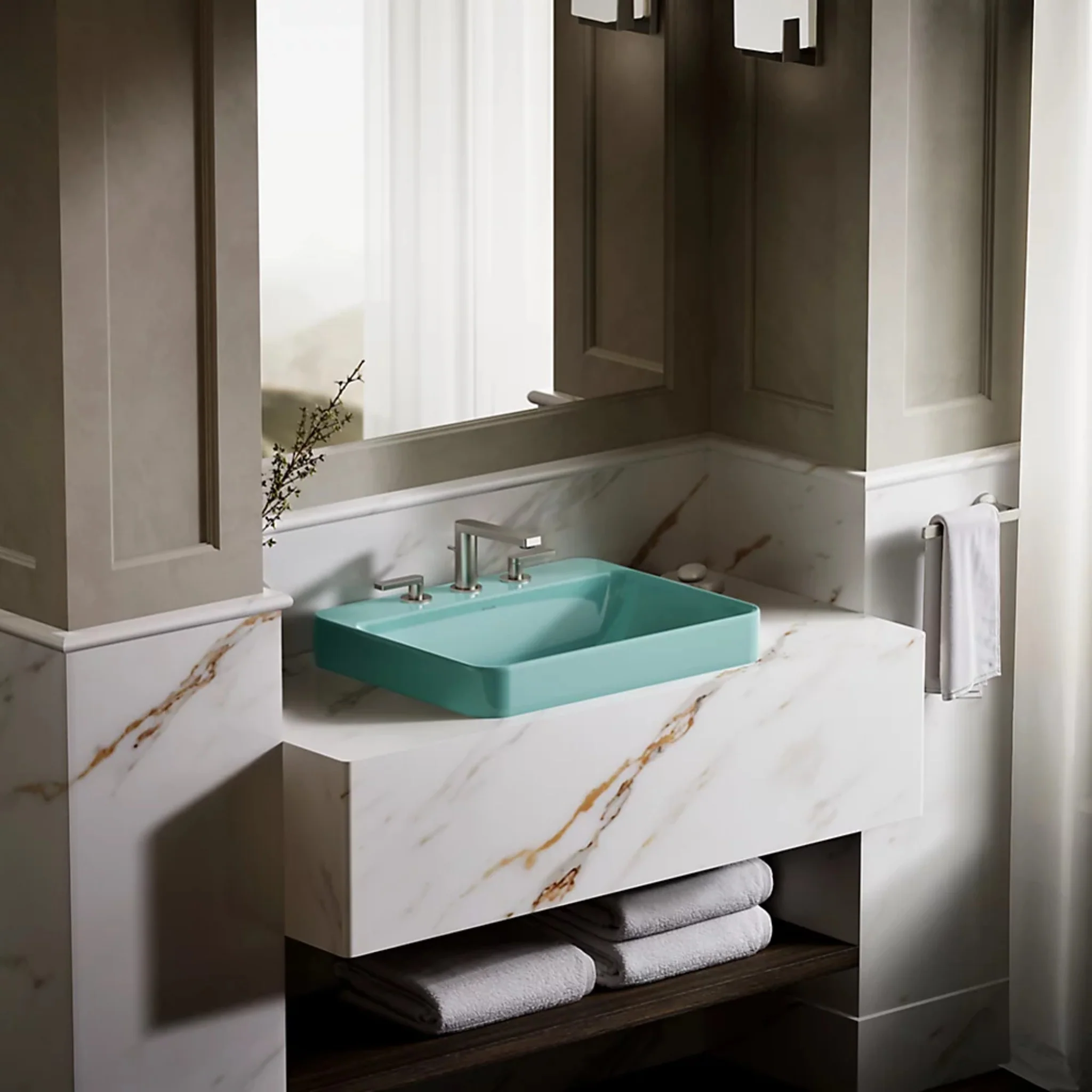 VOX 23 INCH RECTANGLE VESSEL BATHROOM SINK - Image 53