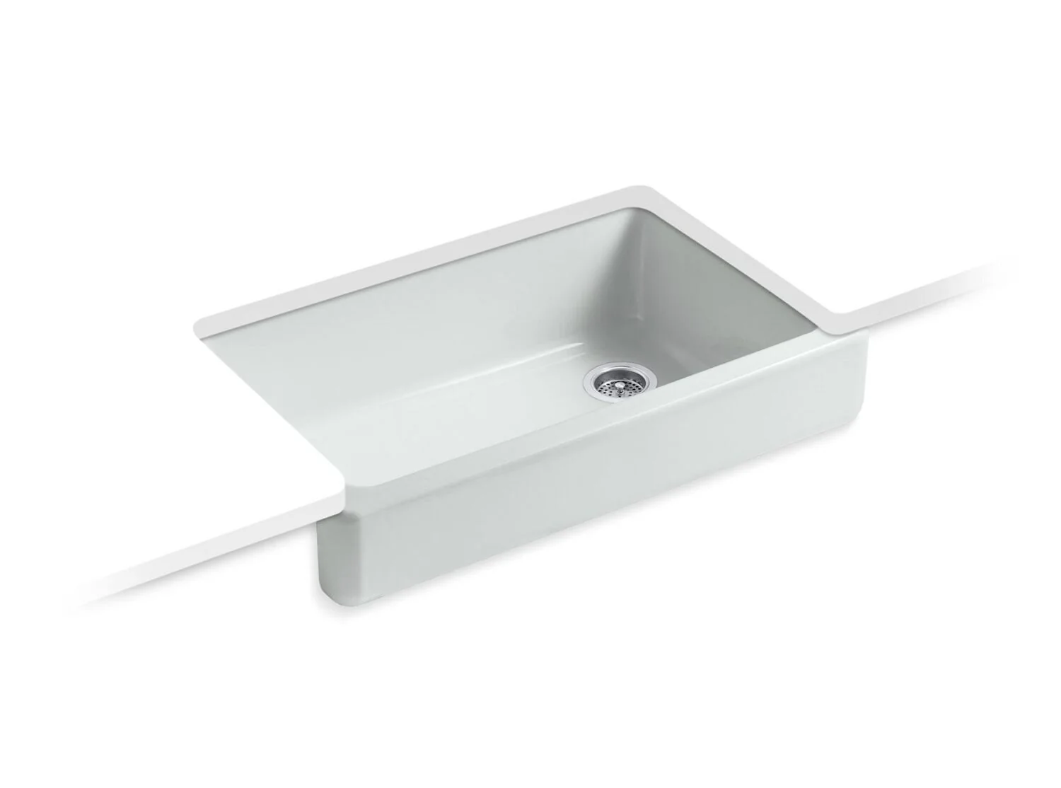 WHITEHAVEN 35-1/2" UNDERMOUNT SINGLE-BOWL FARMHOUSE KITCHEN SINK - Image 2