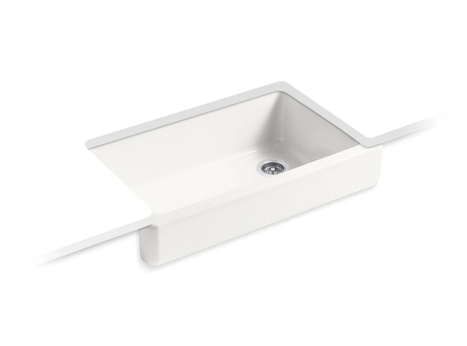 WHITEHAVEN 35-1/2" UNDERMOUNT SINGLE-BOWL FARMHOUSE KITCHEN SINK - Image 4