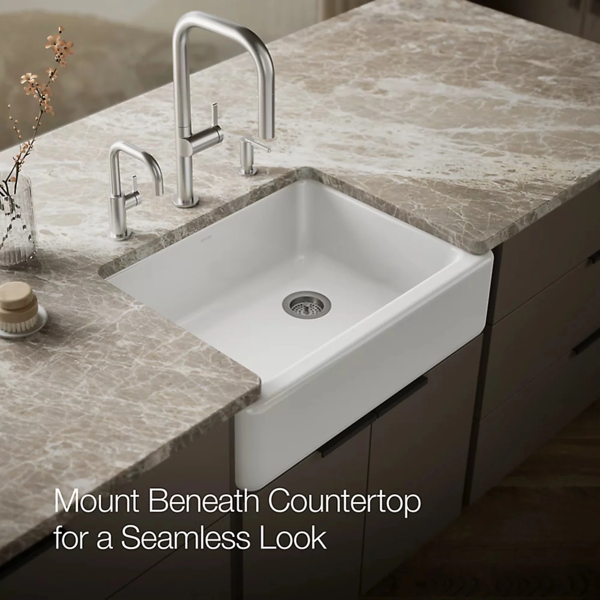 WHITEHAVEN 35-3/4" UNDERMOUNT SINGLE-BOWL FARMHOUSE KITCHEN SINK - Image 17