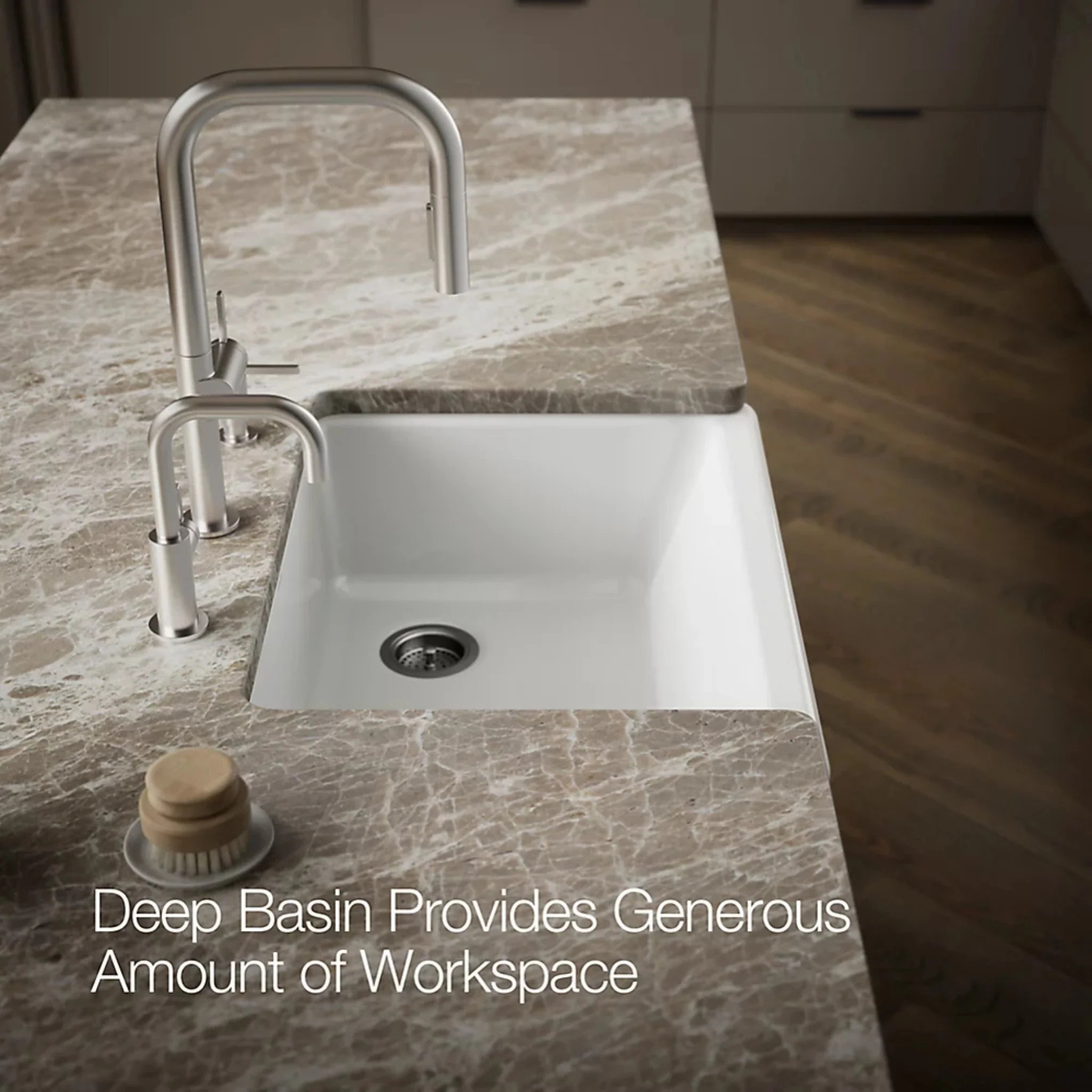 WHITEHAVEN 35-3/4" UNDERMOUNT SINGLE-BOWL FARMHOUSE KITCHEN SINK - Image 18