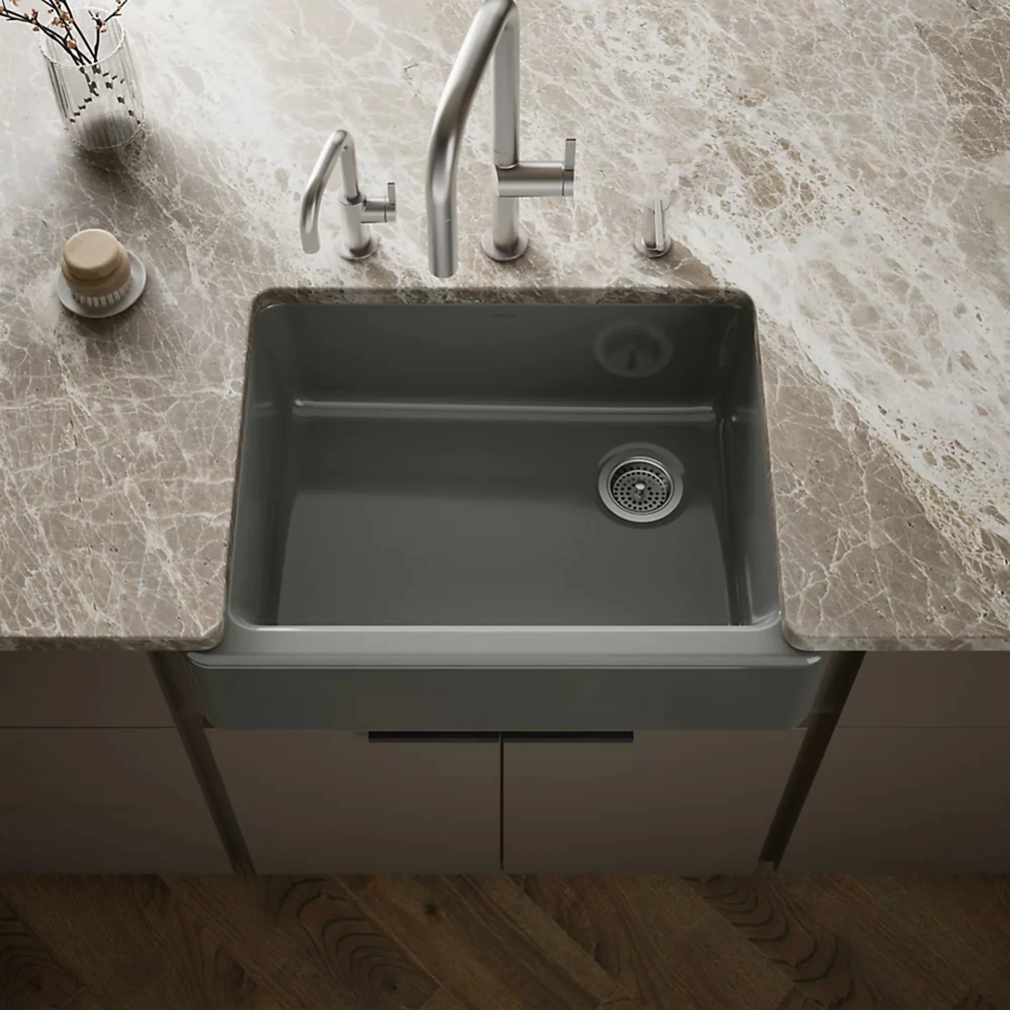 WHITEHAVEN 35-3/4" UNDERMOUNT SINGLE-BOWL FARMHOUSE KITCHEN SINK - Image 25
