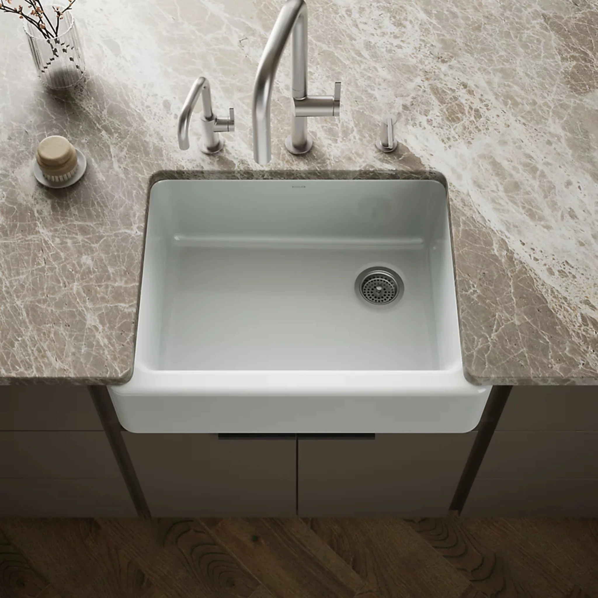 WHITEHAVEN 35-3/4" UNDERMOUNT SINGLE-BOWL FARMHOUSE KITCHEN SINK - Image 26