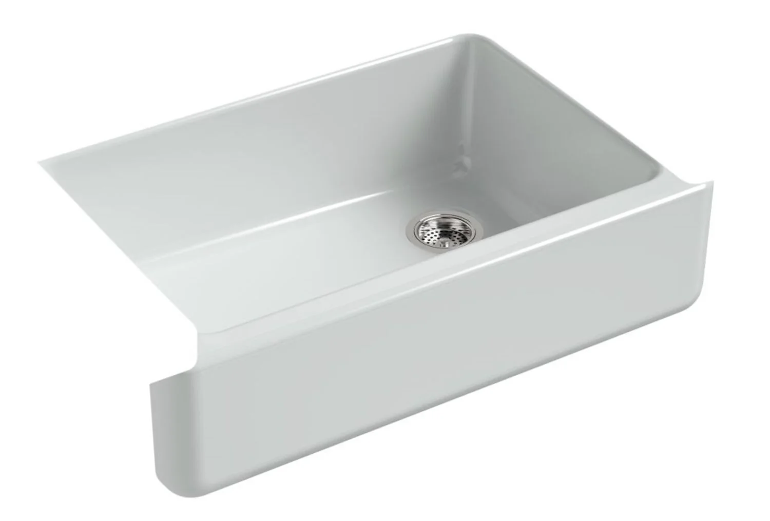 WHITEHAVEN® SELF-TRIMMING® 32-11/16 X 21-9/16 X 9-5/8 INCHES UNDER-MOUNT SINGLE-BOWL SINK WITH TALL APRON - Image 2