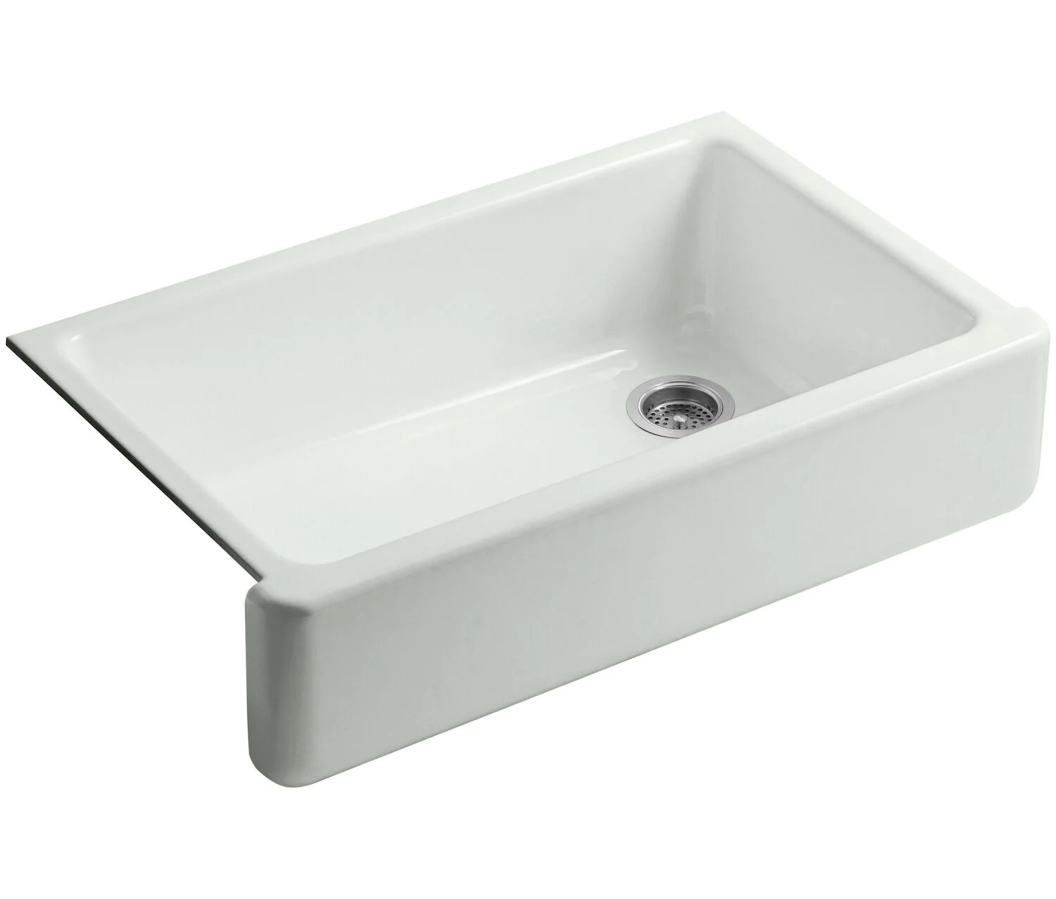 WHITEHAVEN® SELF-TRIMMING® 35-11/16 X 21-9/16 X 9-5/8 INCHES UNDER-MOUNT SINGLE-BOWL KITCHEN SINK WITH TALL APRON - Image 3