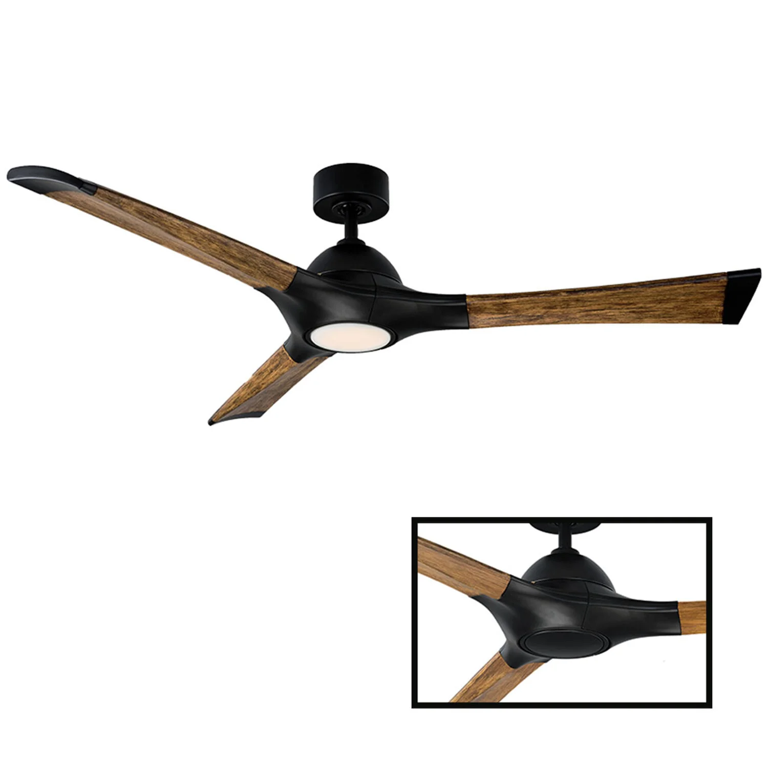 WOODY 60-INCH 3000K LED CEILING FAN - Image 3