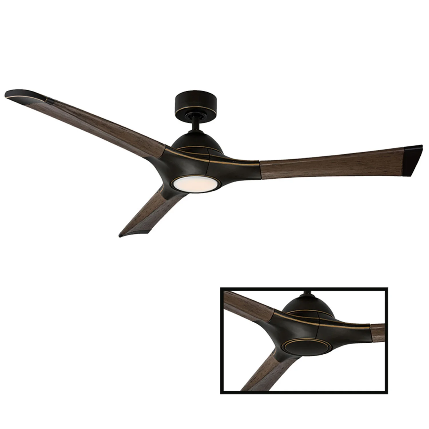 WOODY 60-INCH 3000K LED CEILING FAN - Image 4