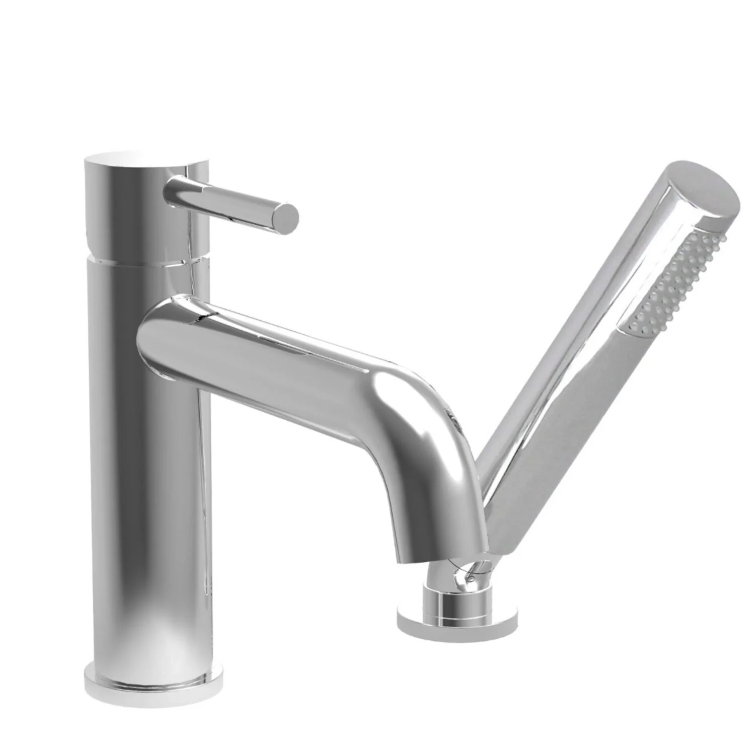ZIP COLLECTION B66 2-PIECE DECK MOUNT TUB FILLER WITH HAND SHOWER - Image 2